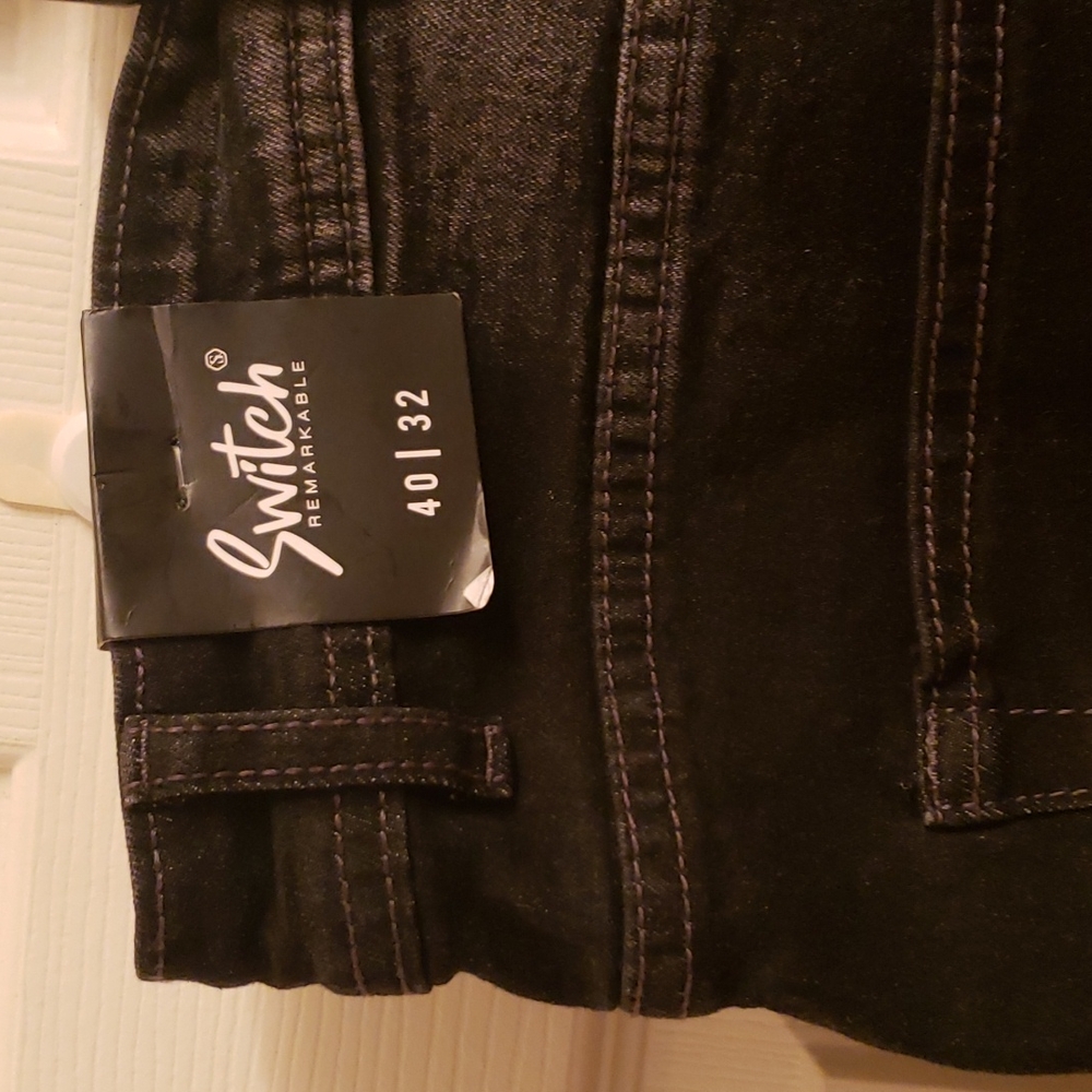 NEW MEN SWITCH- STONES  PAINT DENIM JEANS - Picture 8 of 9